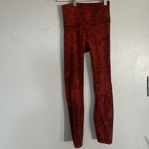 RED LULU LEGGINGS